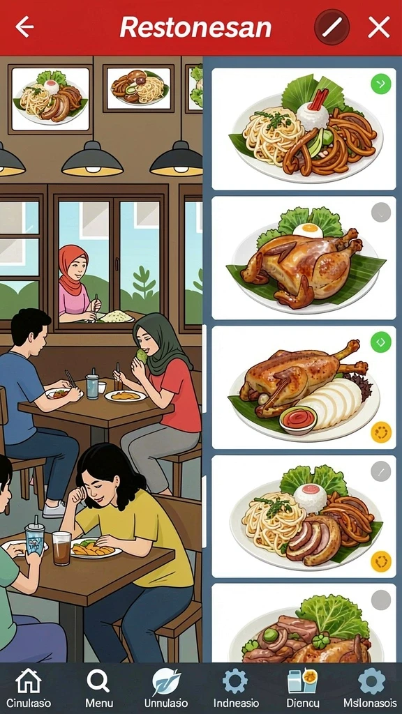 Tampilan grafis yang menakjubkan dan detail.