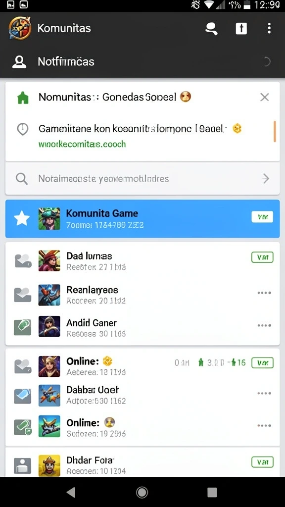 Komunitas aktif untuk interaksi dan berbagi strategi.