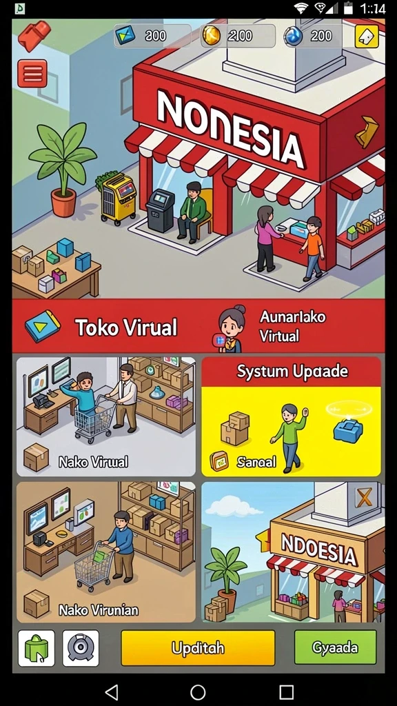 Mode multiplayer yang seru untuk bermain dengan teman.