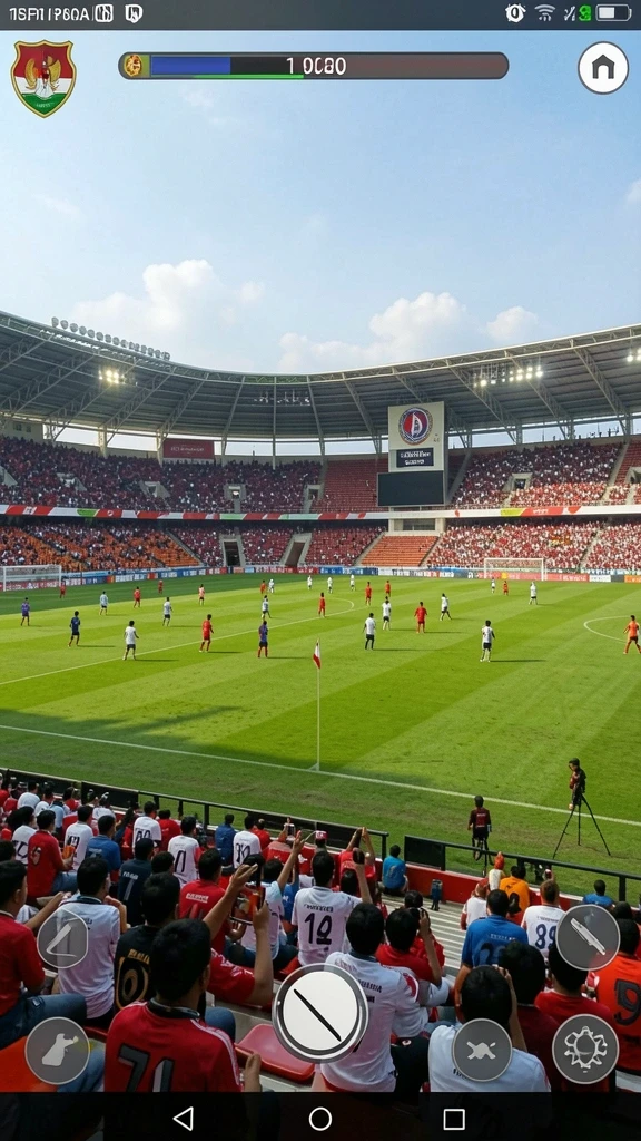 Tampilan permainan yang menarik dengan grafis yang tajam.