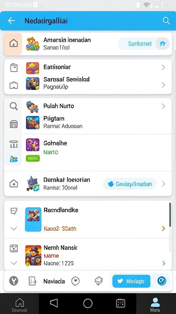 Level permainan yang bervariasi dan menantang.