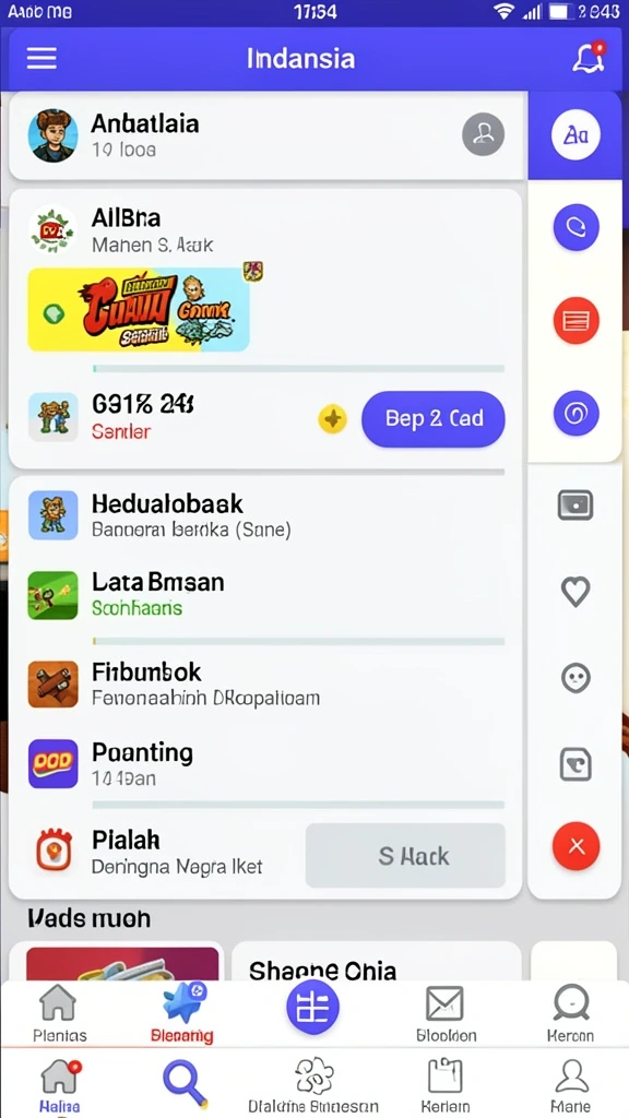 Tampilan antarmuka AYU89 yang mudah digunakan.