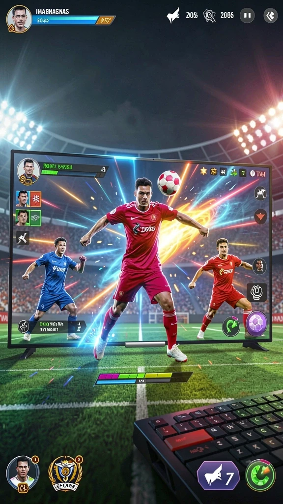 Screen gameplay yang mendebarkan dan interaktif.