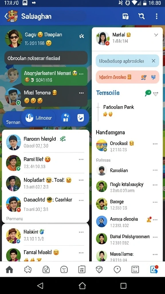 Tangkapan layar menunjukkan karakter utama dalam aksi.