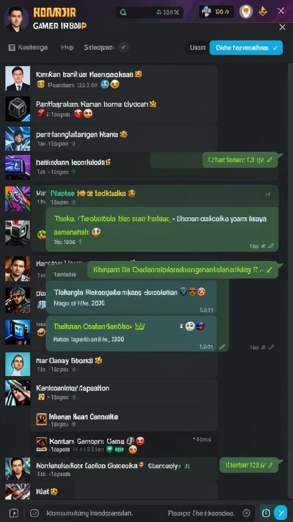 Screenshot menampilkan karakter utama saat bertarung.