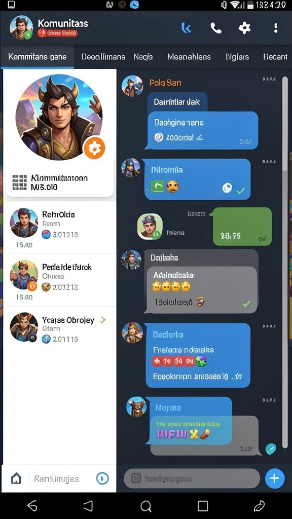 Aksi seru saat melawan monster di dungeon.