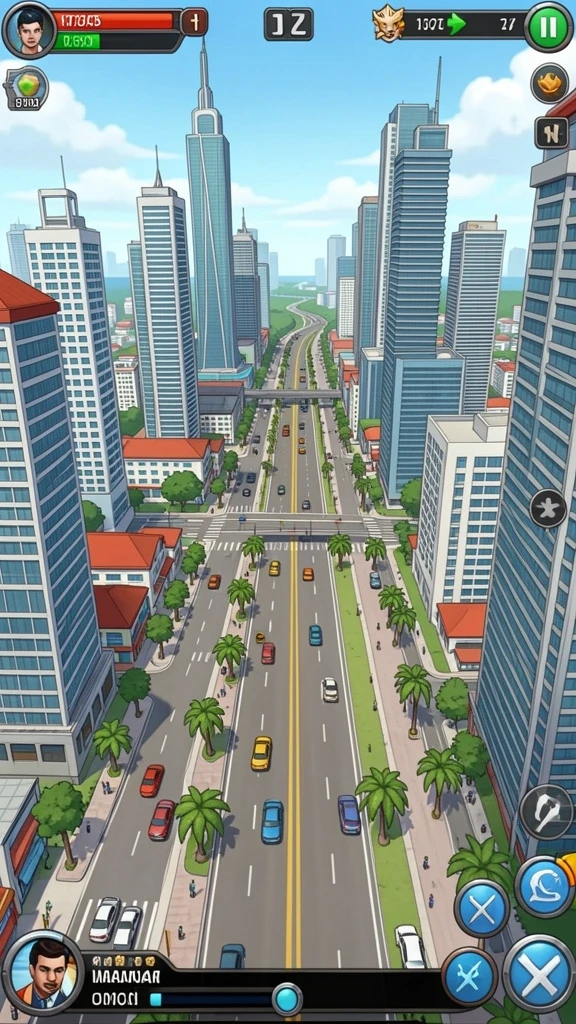 Gambaran aksi gameplay yang seru dan dinamis.
