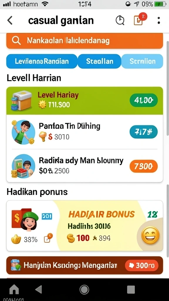 Ilustrasi kompetisi seru dalam HOKIRAJA.