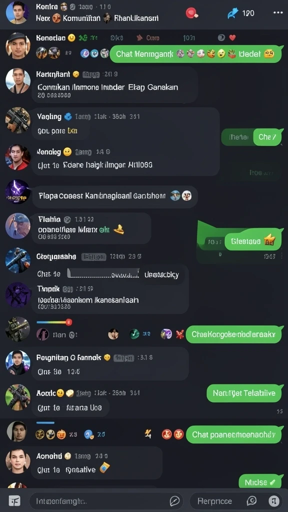 Tampilan grafis yang menawan dan penuh warna.