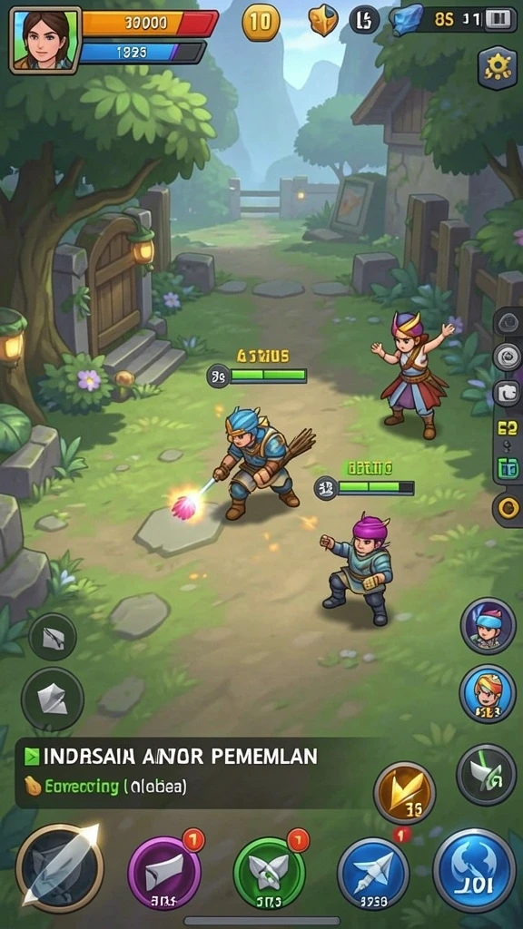 Tangkapan layar menunjukkan fitur multiplayer dengan teman-teman.