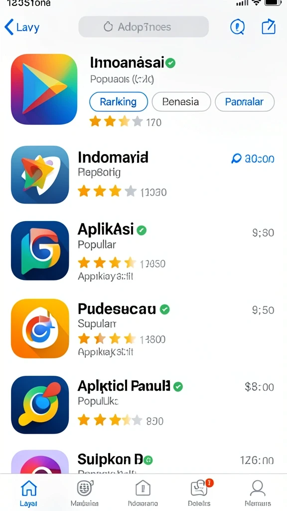 Tampilan awal permainan yang menarik.