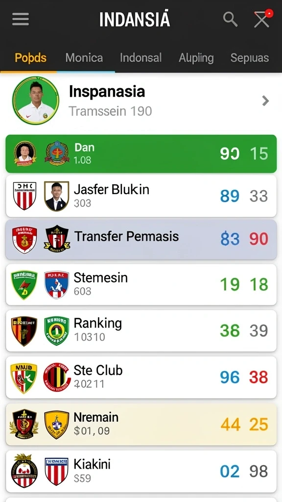 Tampilan antarmuka pengguna yang intuitif dan mudah digunakan.