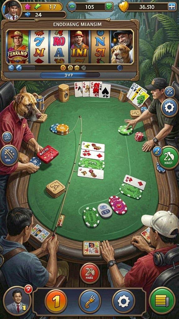 Ilustrasi grafis yang memukau dari karakter dalam game.