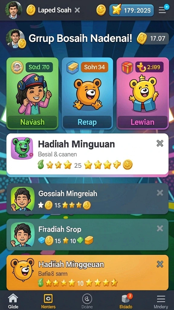 Tampilan grafis yang menawan di MPO76.