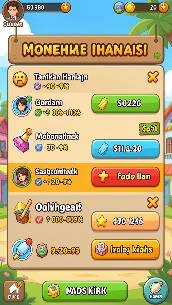 Tampilan antarmuka yang menarik dan intuitif.