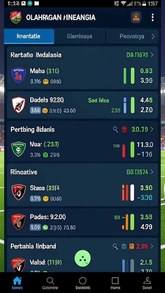 Screenshot memperlihatkan variasi permainan yang tersedia di OKJKT.
