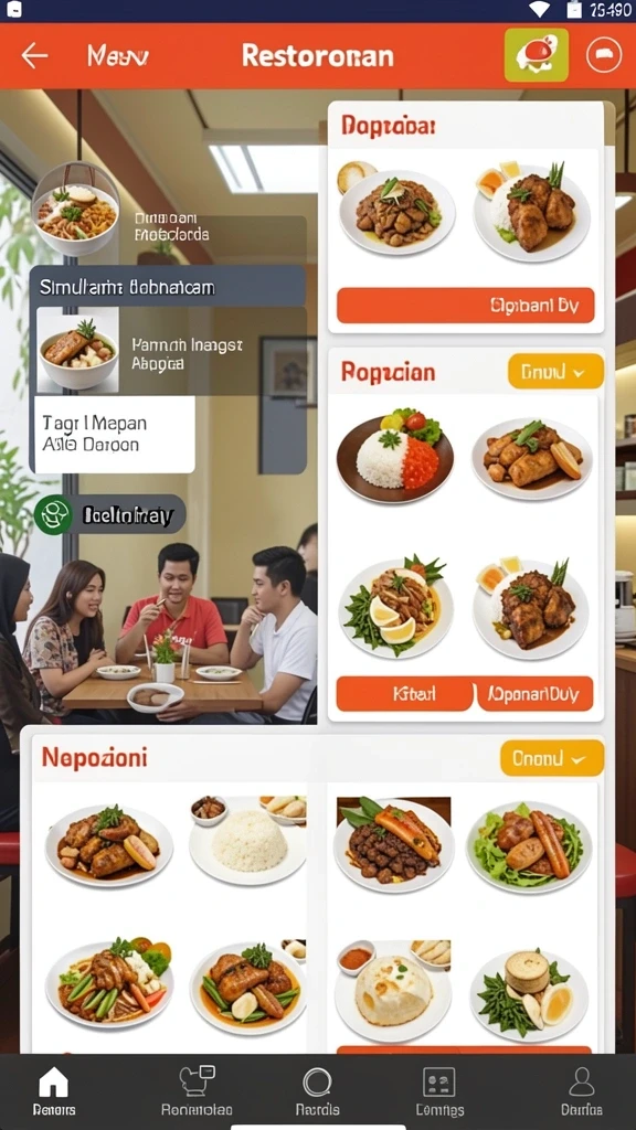 Pemandangan menakjubkan dalam setiap level.