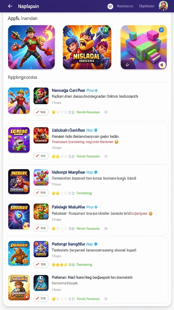 Tampilan antarmuka yang user-friendly dan menarik.