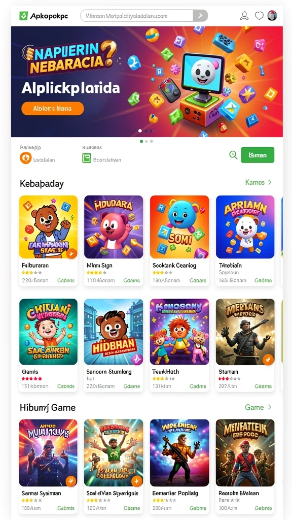 Tampilan awal aplikasi QT777 yang menarik.