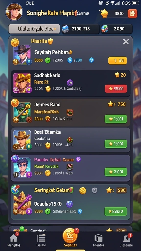 Screeshot menampilkan karakter utama dalam aksi.