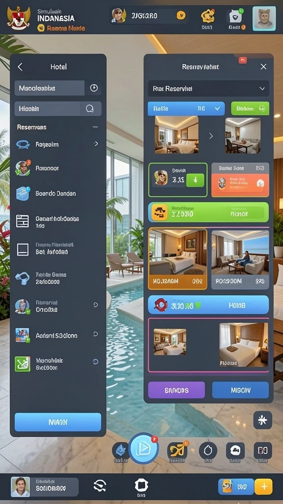 Antarmuka yang user-friendly untuk pengalaman bermain yang lebih baik.