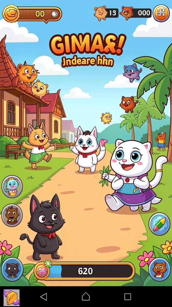 Tangkapan layar pertemuan dengan teman-teman di mode multiplayer.
