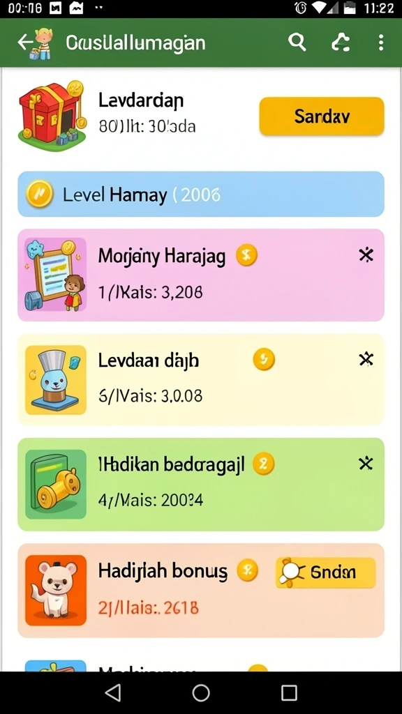 Beragam pilihan slot dan permainan meja.