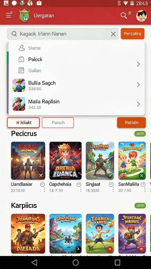 Fitur mode tim untuk bermain bersama teman.